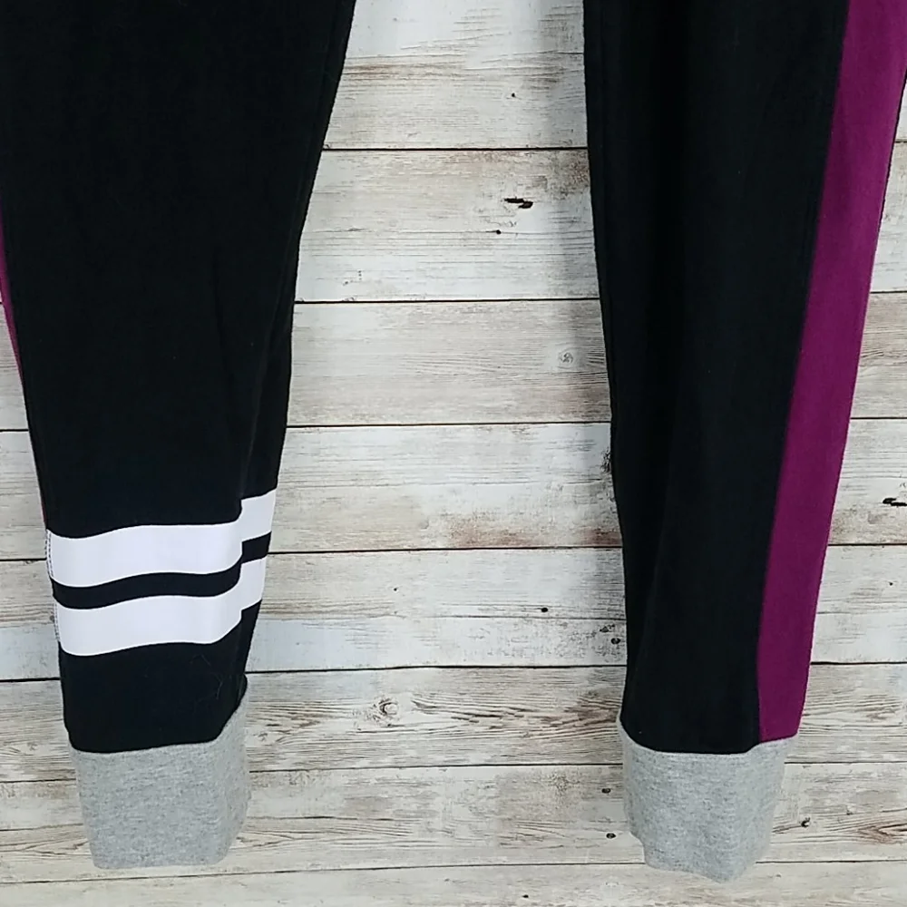 PINK, Purple, black,and gray yoga pants, Sz S/P - Picture 2 of 6